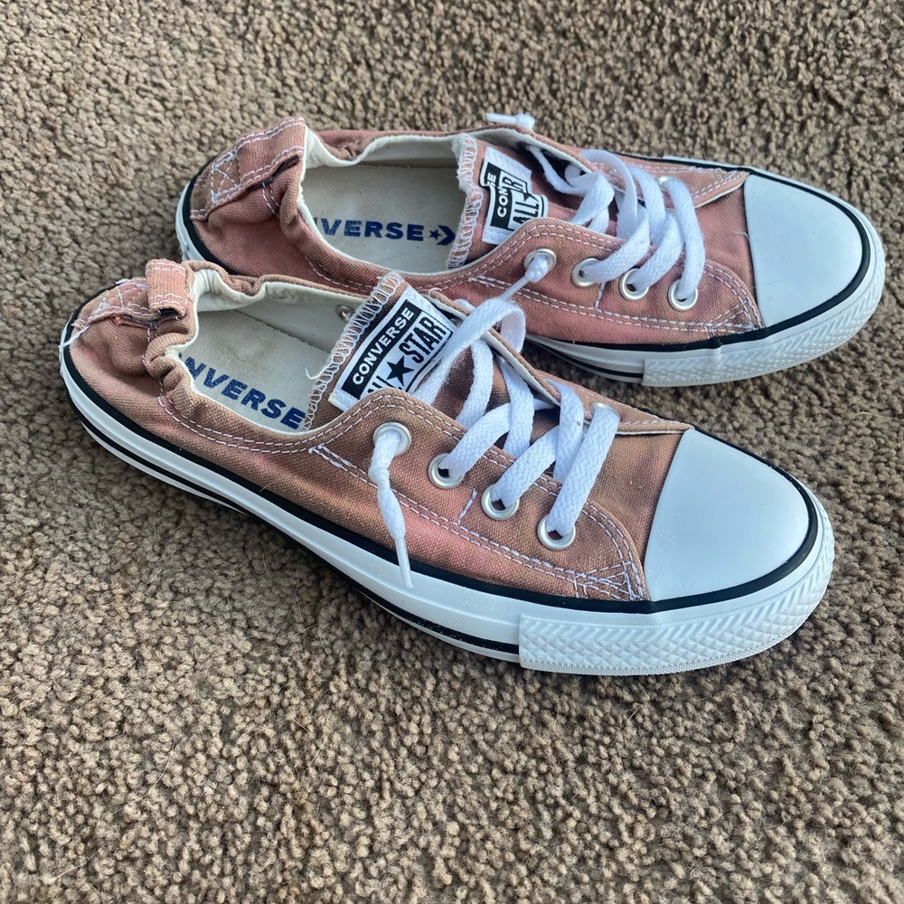 Converse bleached